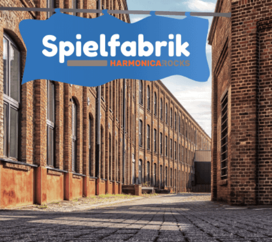bildliche Beschreibung der HarmonicaRocks Spielfabrik als gif